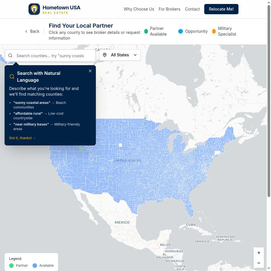 Interactive County Map